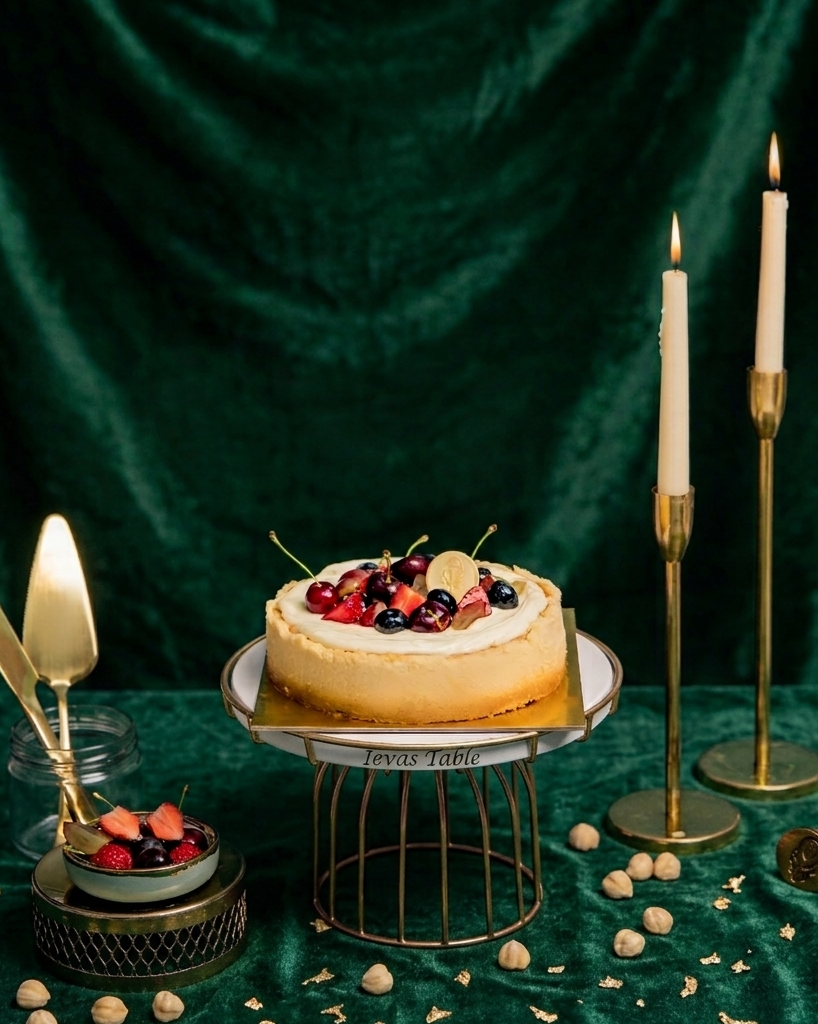 Vanilla New York Style Cheesecake