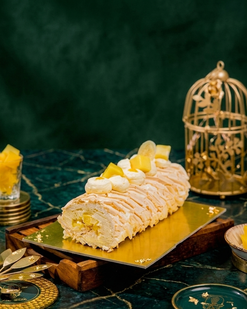 Mango Beze swissroll