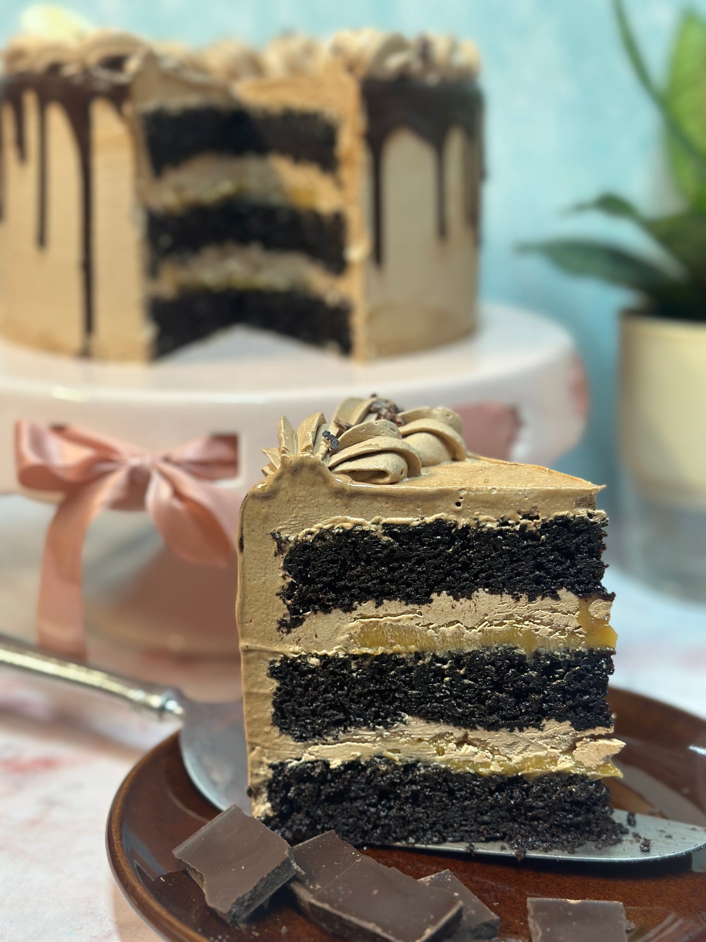 Passionfruit Chocolate Cake