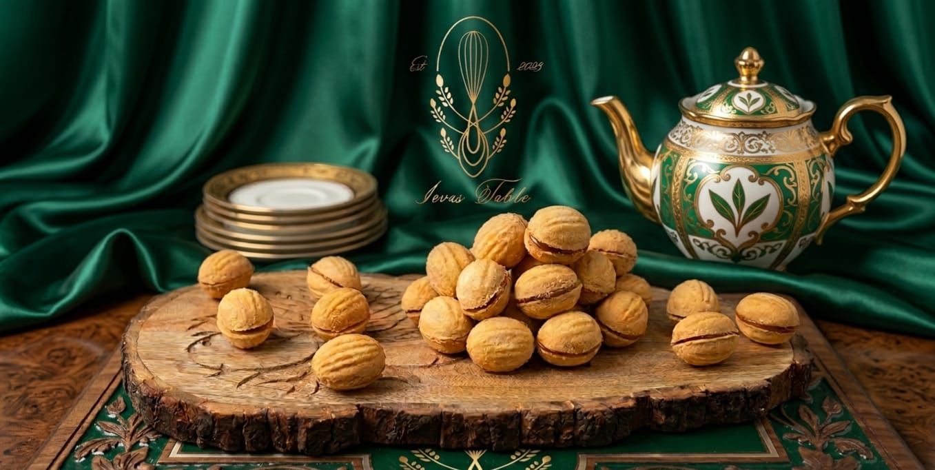 Riekstiņi ( Latvian Walnut Cookies)
